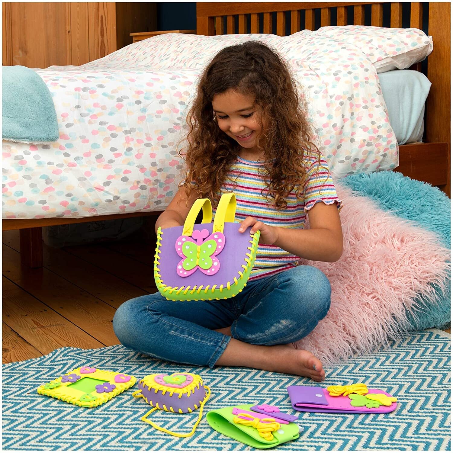 First Sewing Craft Kit for Kids, Ages 5 and Up – Beginner-Friendly DIY Sewing Projects