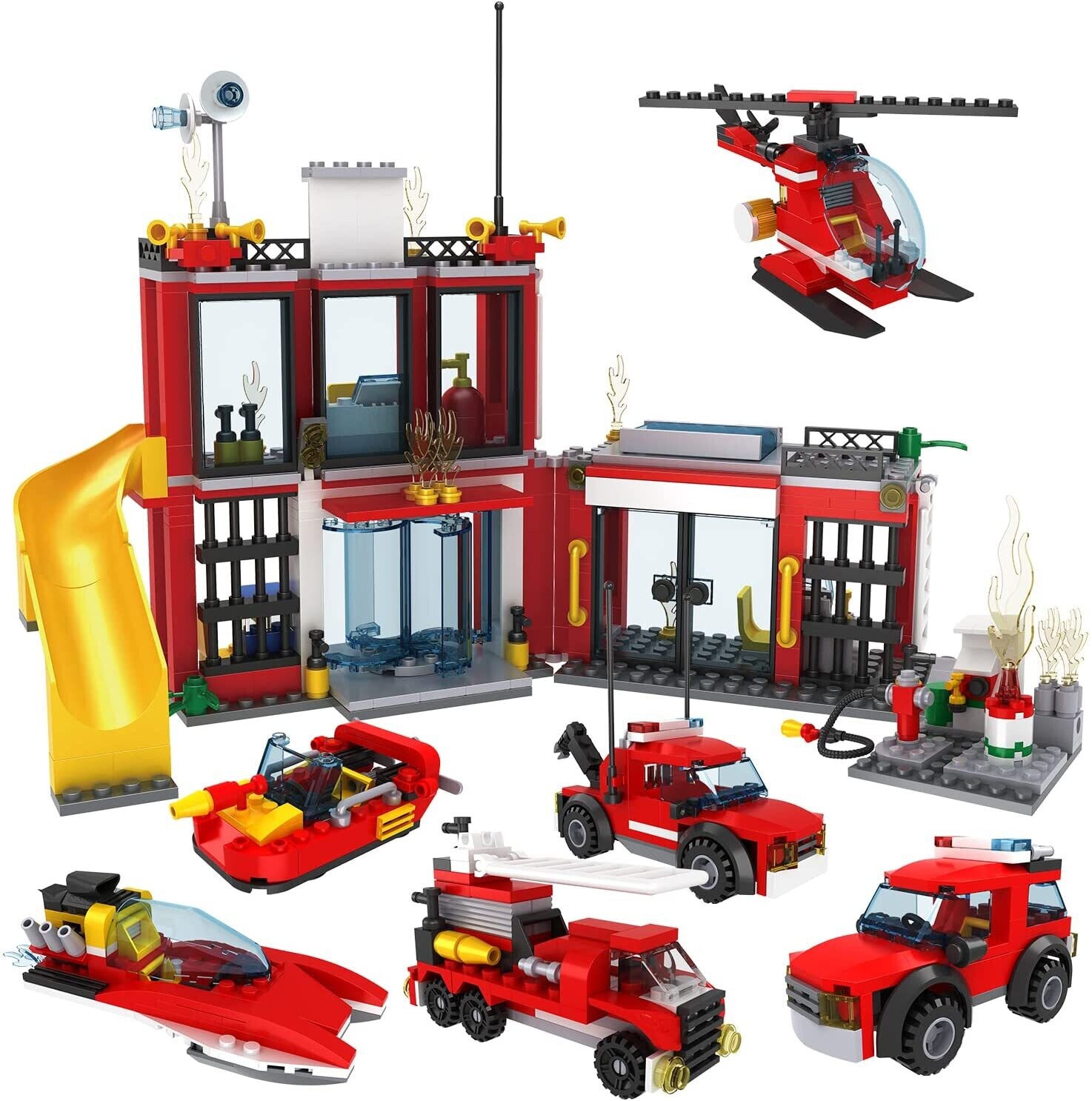 Fire Department Building Blocks