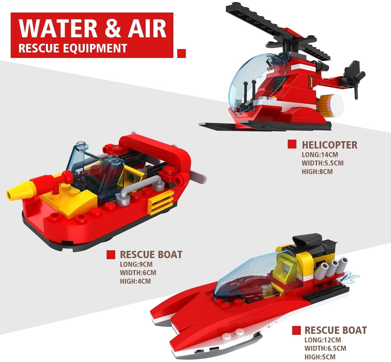 Fire Department Building Blocks Set – Creative Firefighter Toy Construction Kit for Kids