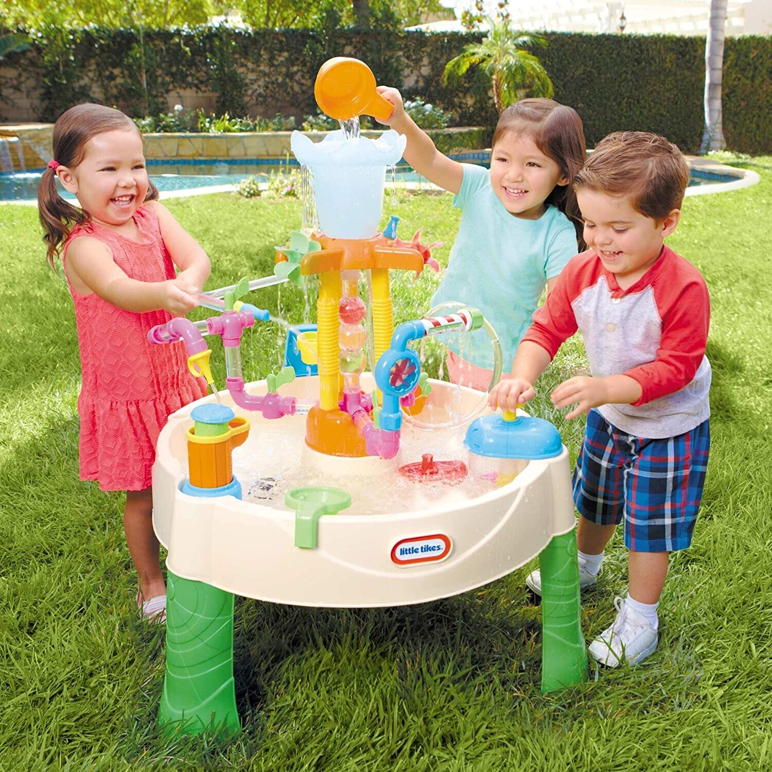 Fountain Factory Water Table Outdoor Garden Toy for Kids&#39; Interactive Play