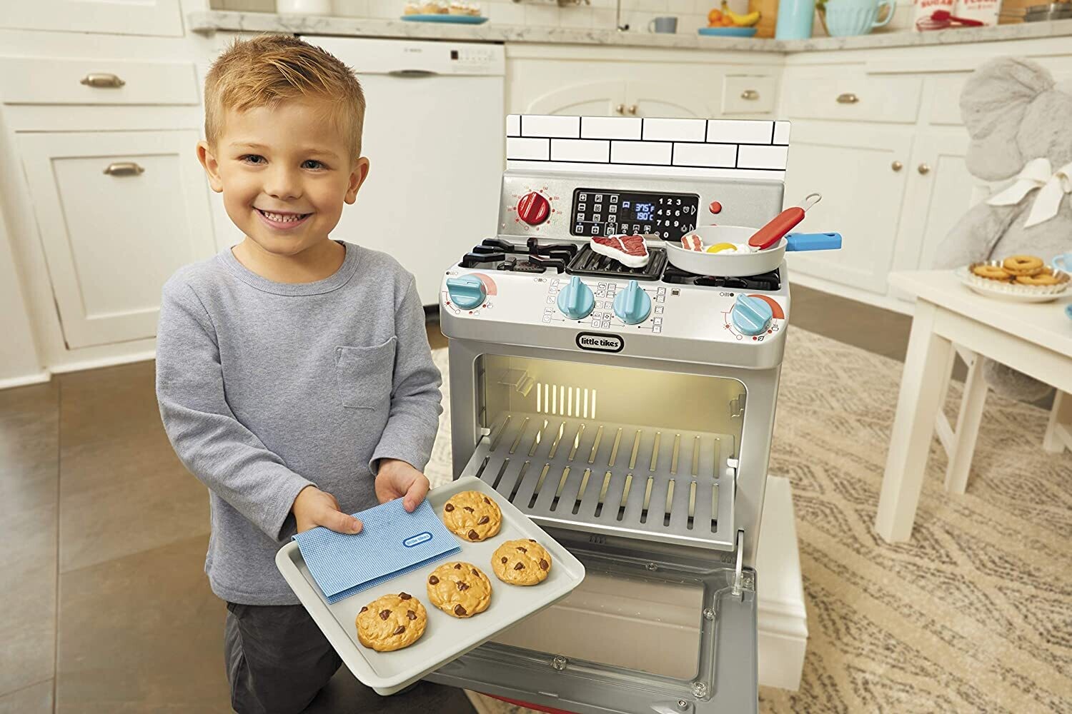 First Oven - Interactive Realistic Kitchen Toy with Lights and Sounds for Kids