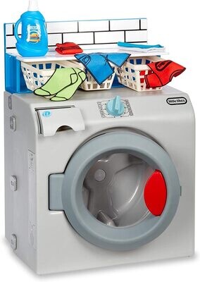 First Washer-Dryer, Interactive &amp; Realistic Toy for Kids, Pretend Play Appliance for Children