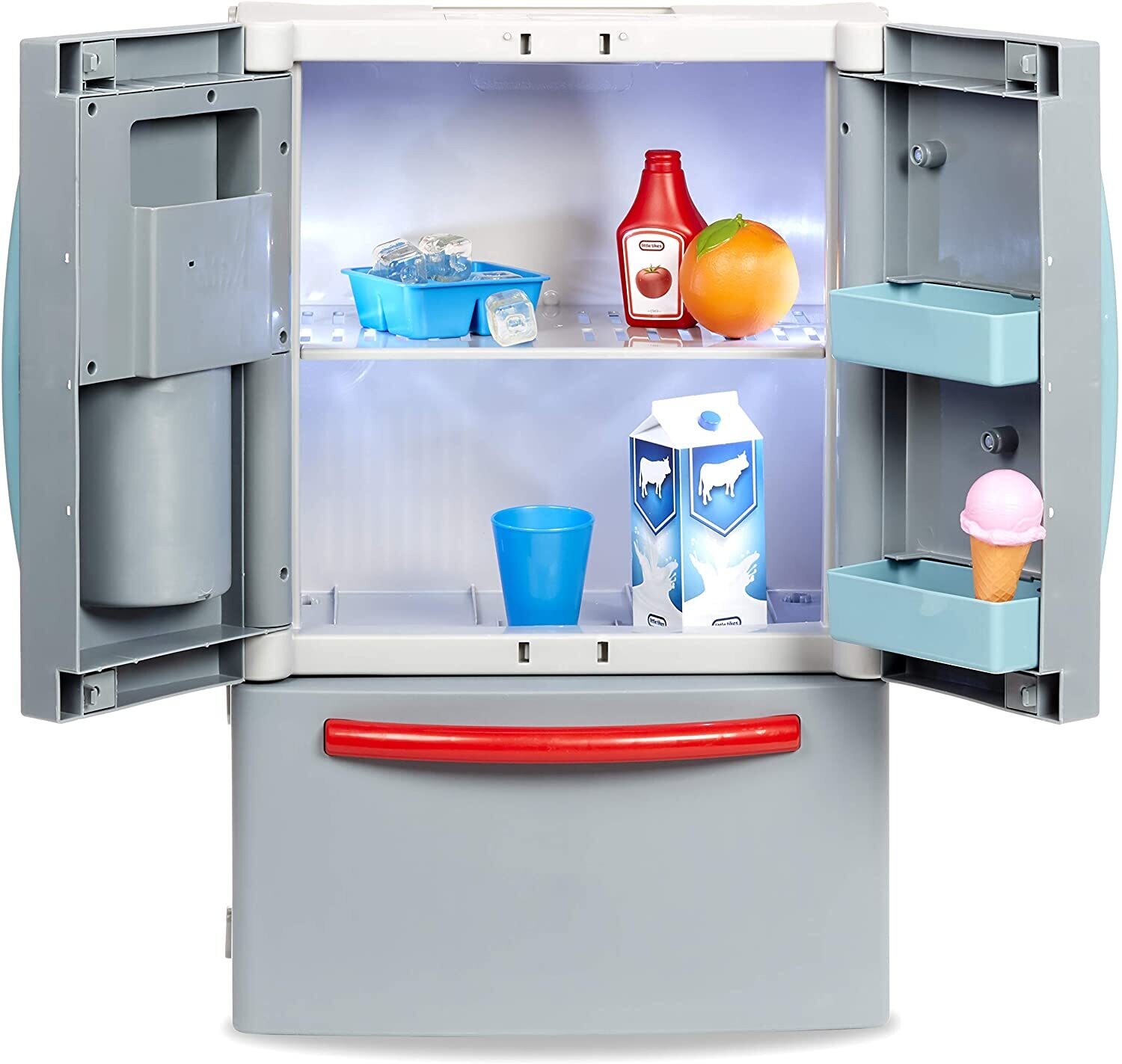 First Fridge - Interactive Realistic Refrigerator for Kids, Play Kitchen Toy with Lights and Sounds