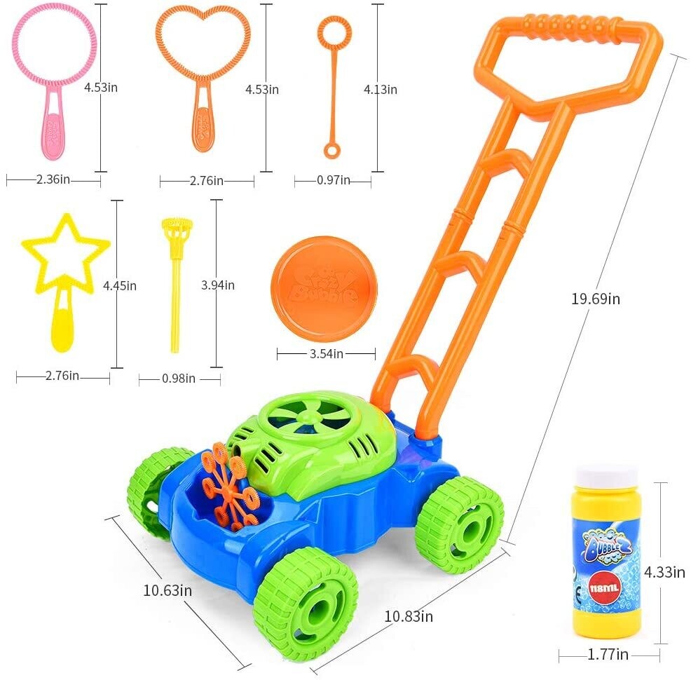 Bubble Lawn Mower for Kids