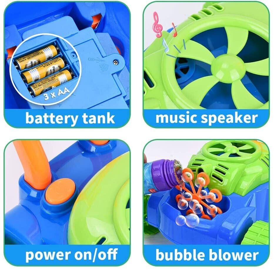 Bubble Lawn Mower for Kids