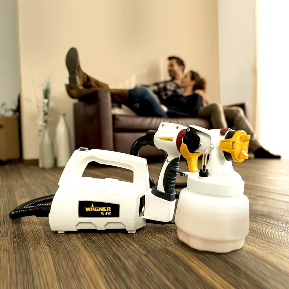Wall Sprayer Paint Spray System for Indoor Emulsion/Latex Paints +Spray Attachment Wood &amp; Metal Brilliant