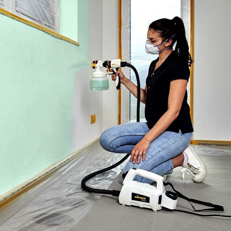 Wall Sprayer Paint Spray System for Indoor Emulsion/Latex Paints +Spray Attachment Wood &amp; Metal Brilliant