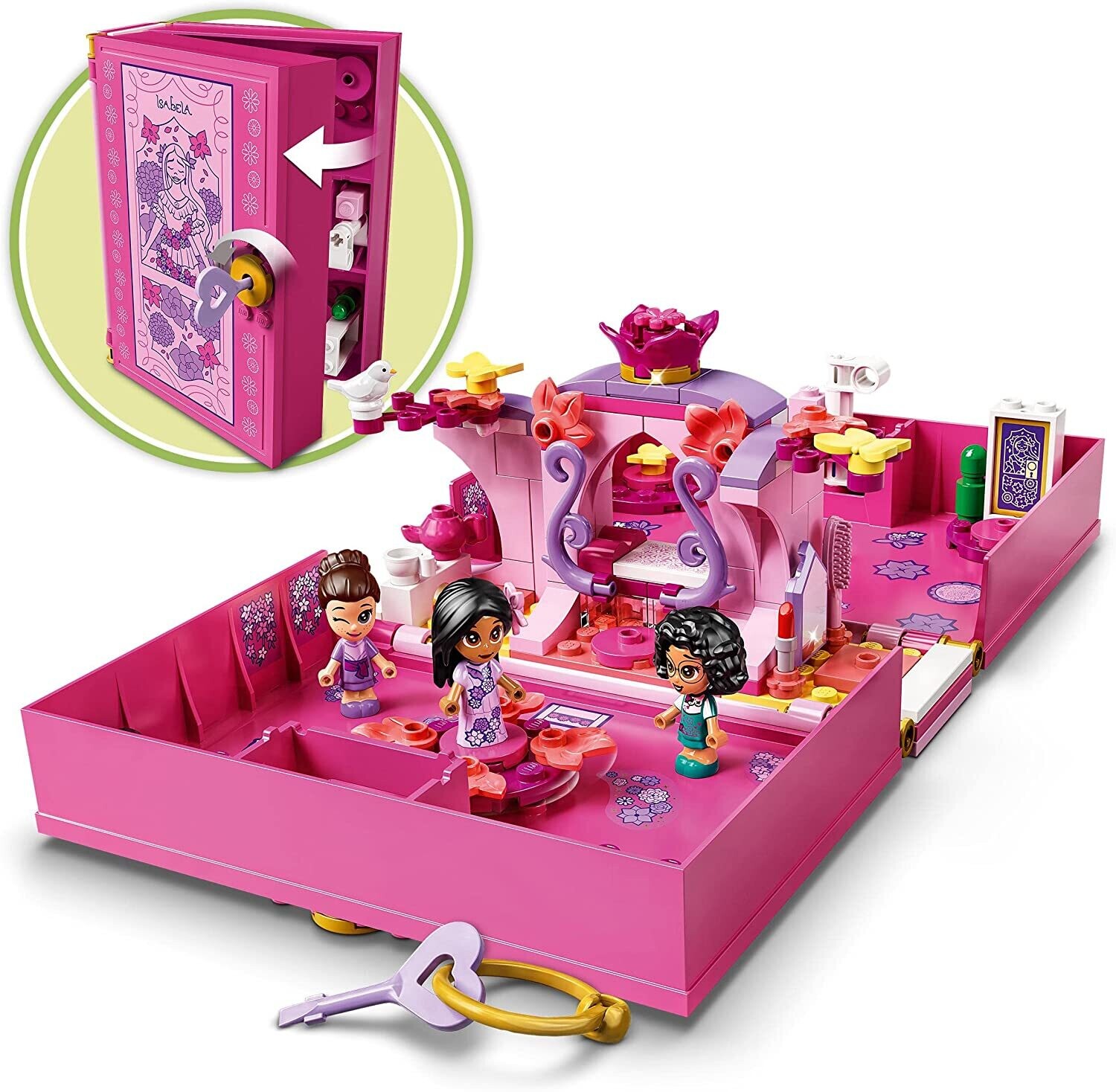 Disney Isabela’s Magical Door Buildable Toy – Interactive and Creative Playset for Kids, Inspired by Disney&#39;s Encanto