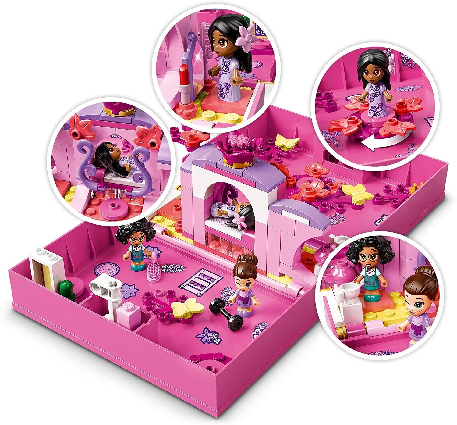 Disney Isabela’s Magical Door Buildable Toy – Interactive and Creative Playset for Kids, Inspired by Disney&#39;s Encanto