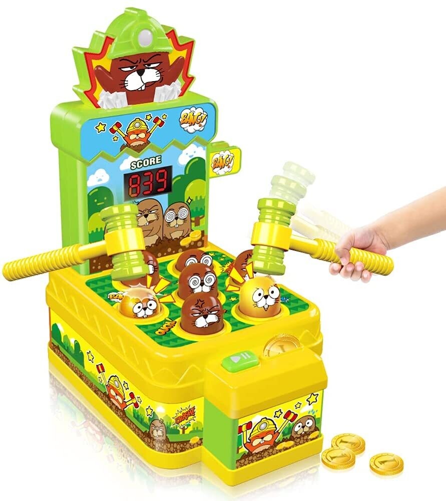 Whack Game Toy with Mole,Mini Electronic Arcade Game