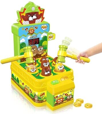 Whack Game Toy with Mole,Mini Electronic Arcade Game