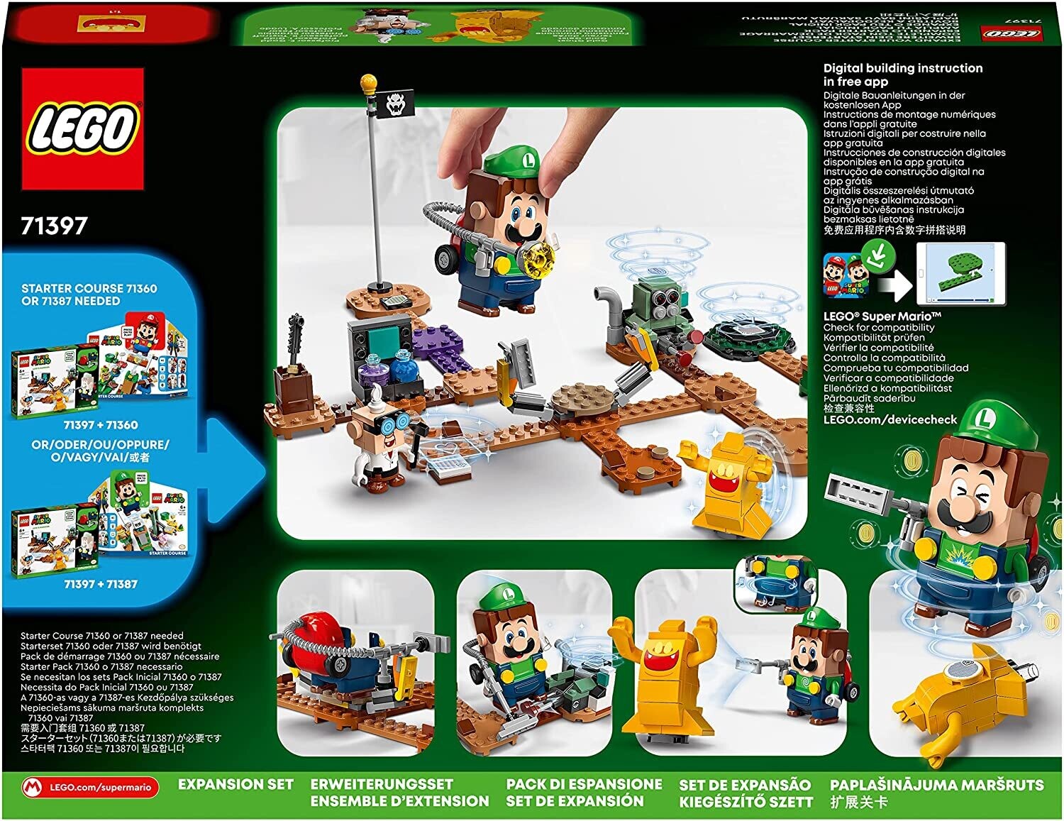 Super Mario Luigi’s Mansion Lab &amp; Poltergust Expansion Set