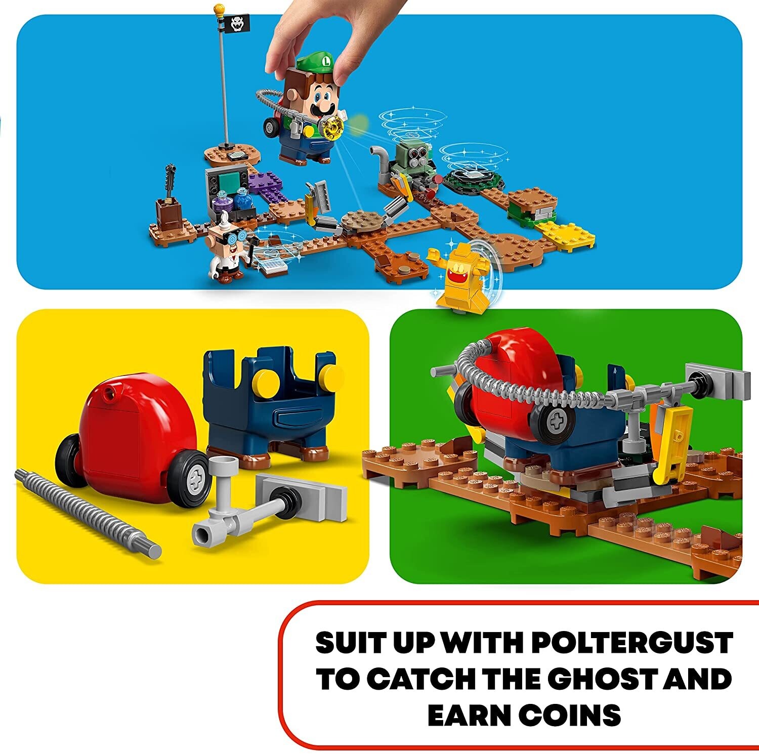 Super Mario Luigi’s Mansion Lab &amp; Poltergust Expansion Set