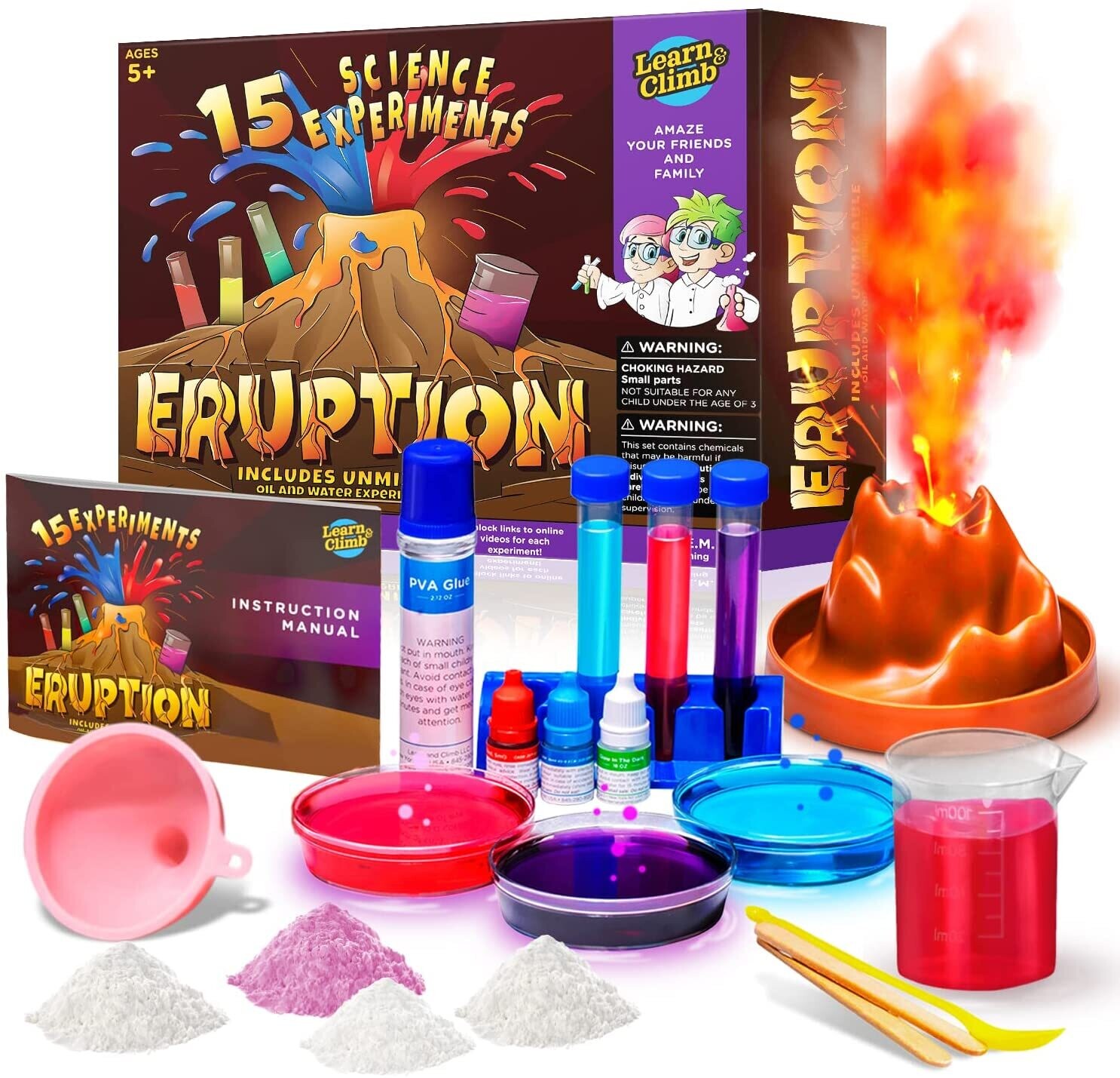 Educational Volcano Science Kit for Kids