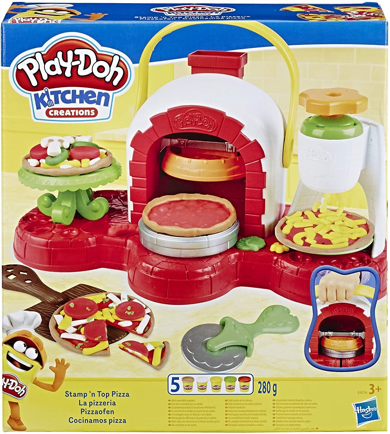 Stamp 'n Top Pizza Oven Toy with 5 Non-Toxic Colours