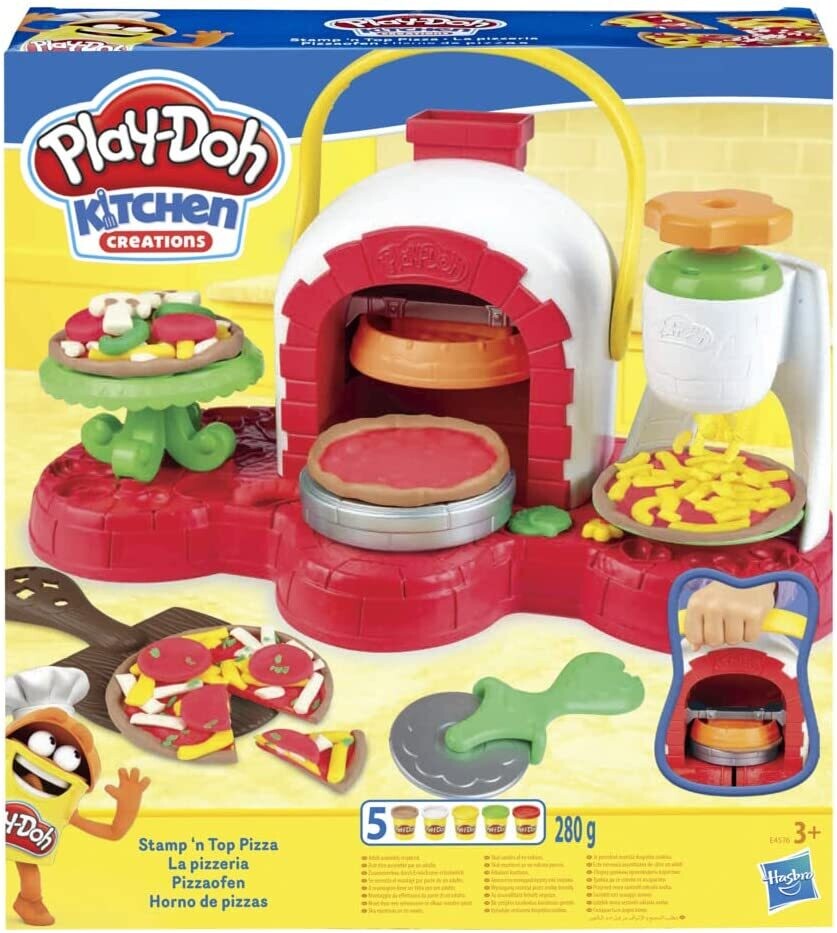 Stamp &#39;n Top Pizza Oven Toy with 5 Non-Toxic Colours