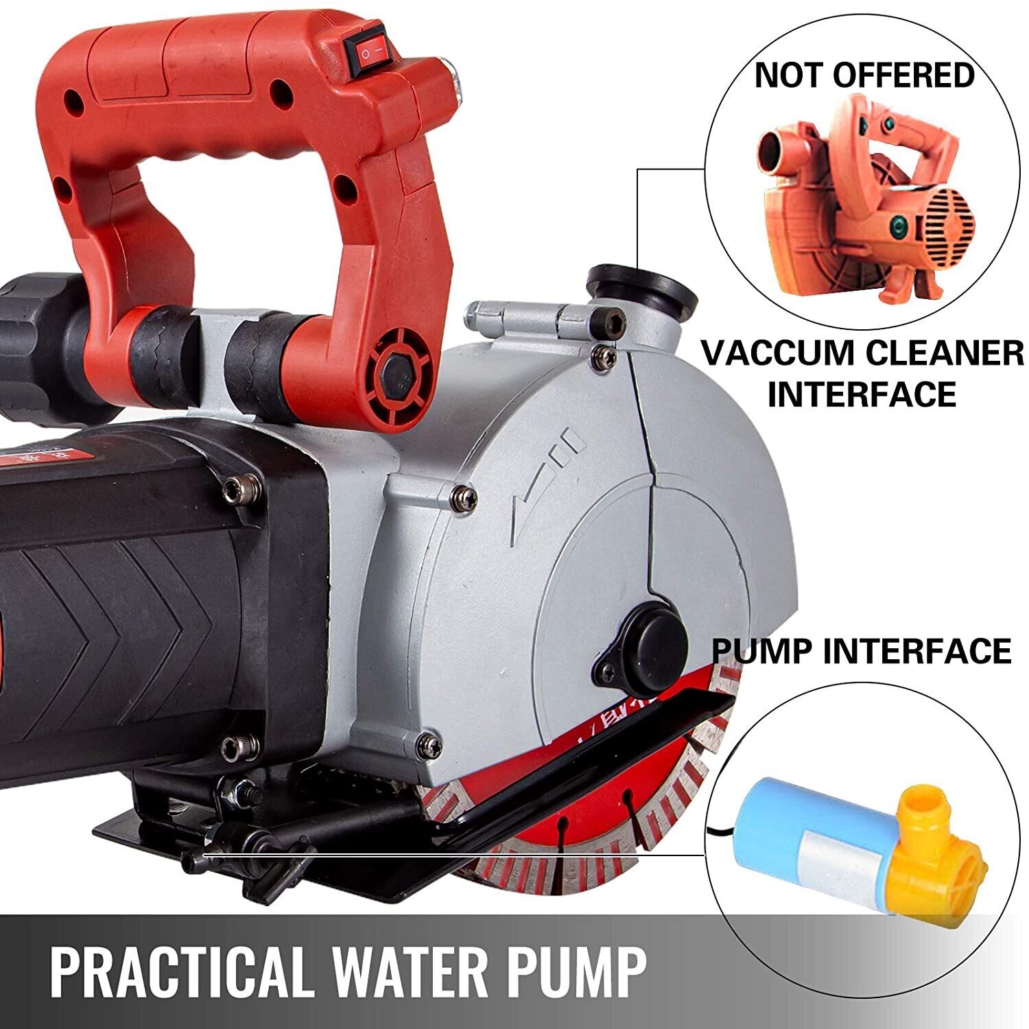 Masonry Cutter Slotted Mill 4800 W