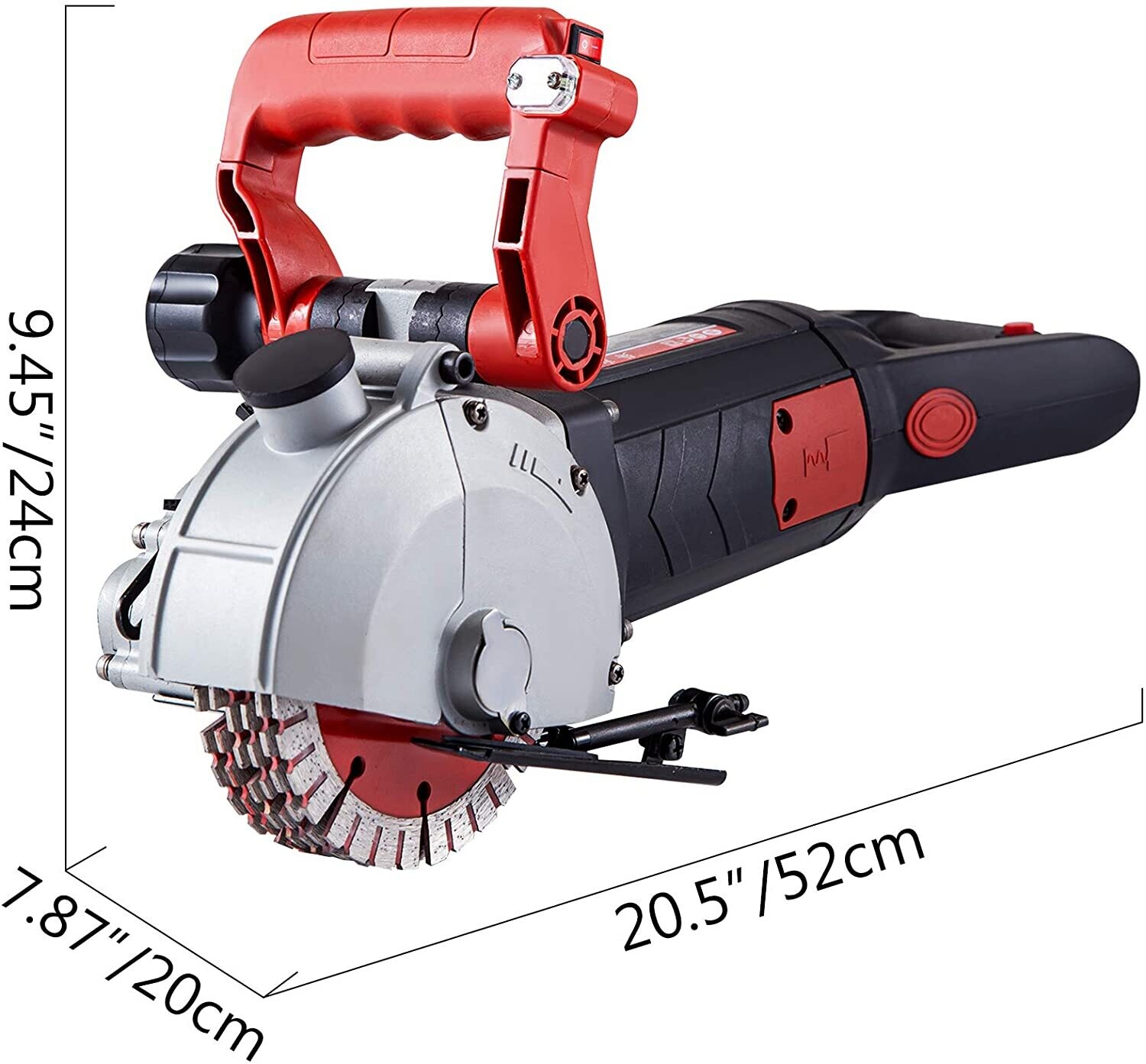 Masonry Cutter Slotted Mill 4800 W