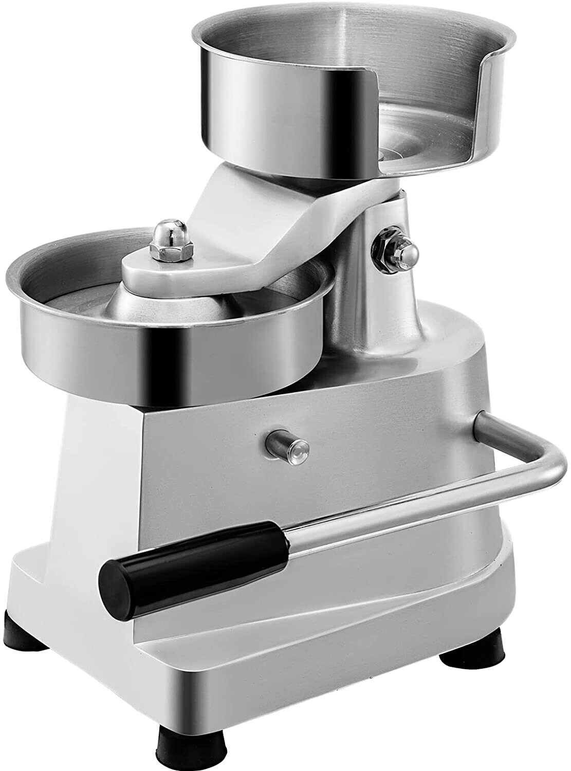 Burger Press Stainless Steel, 130mm Diameter – Heavy Duty Patty Maker for Uniform, Perfectly Shaped Hamburgers, Non-Stick Surface, Ideal for BBQs and Grilling
