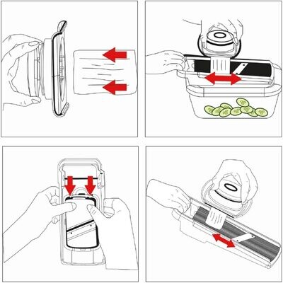 Gourmet Vegetable Slicer for Precision Cutting, Dicing, and Slicing – Professional Kitchen Tool
