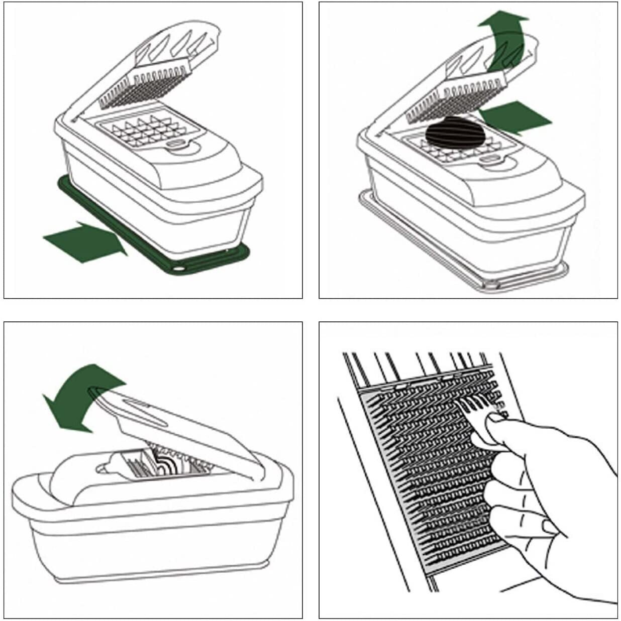 Gourmet Vegetable Slicer for Precision Cutting, Dicing, and Slicing – Professional Kitchen Tool