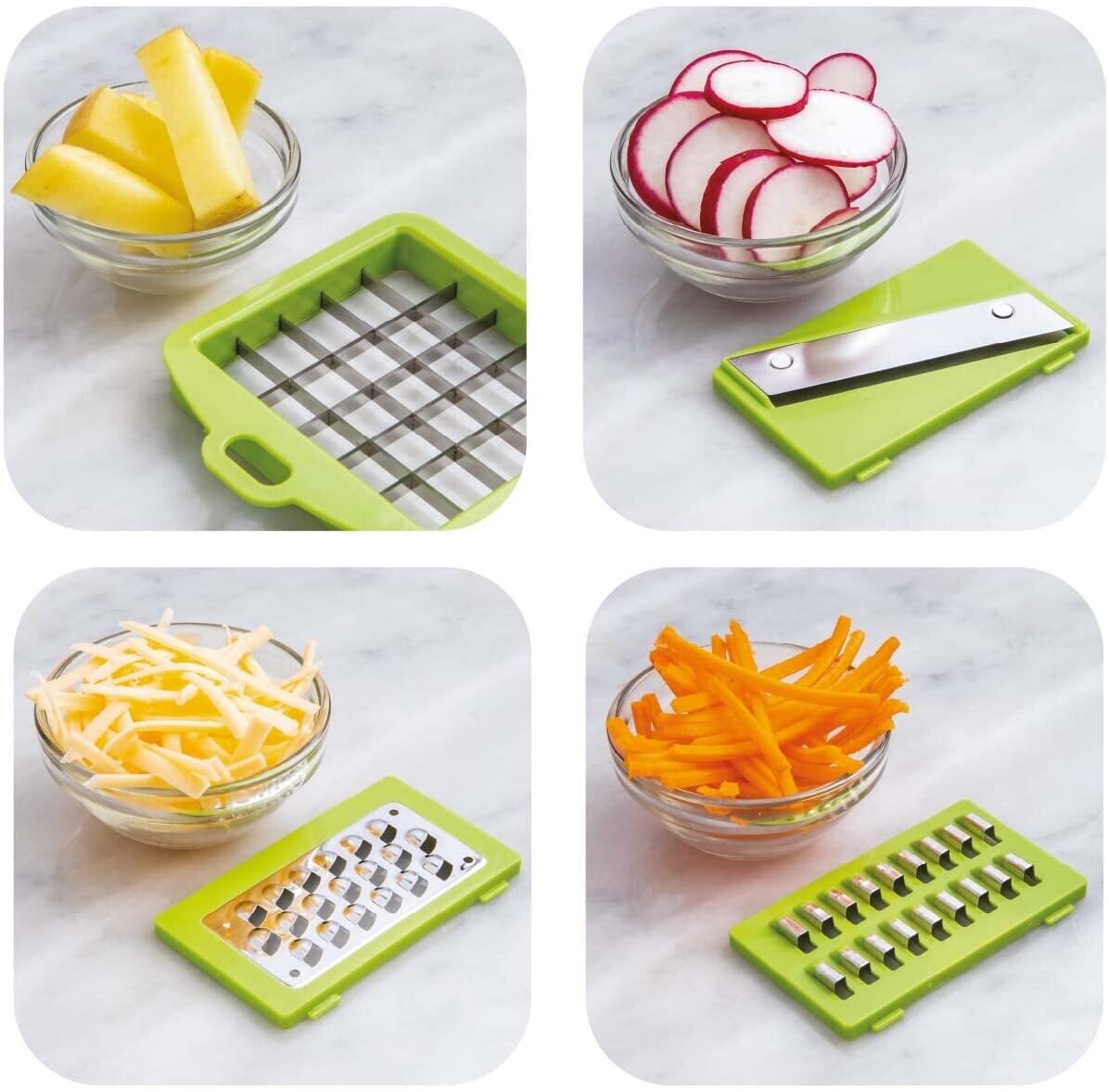 Gourmet Vegetable Slicer for Precision Cutting, Dicing, and Slicing – Professional Kitchen Tool