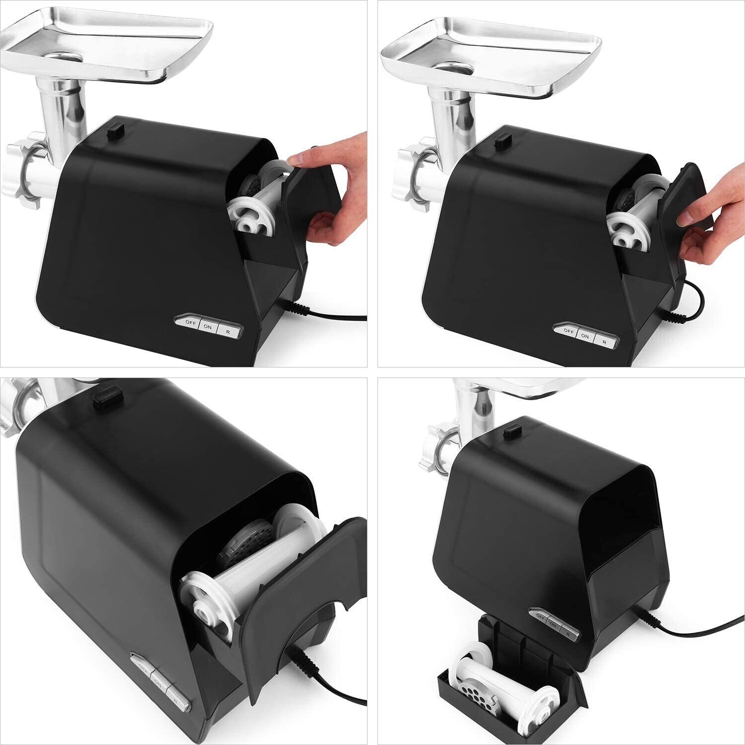 Electric Stainless Steel Meat Grinder 2000W – High-Power Meat Processor for Home and Commercial Use