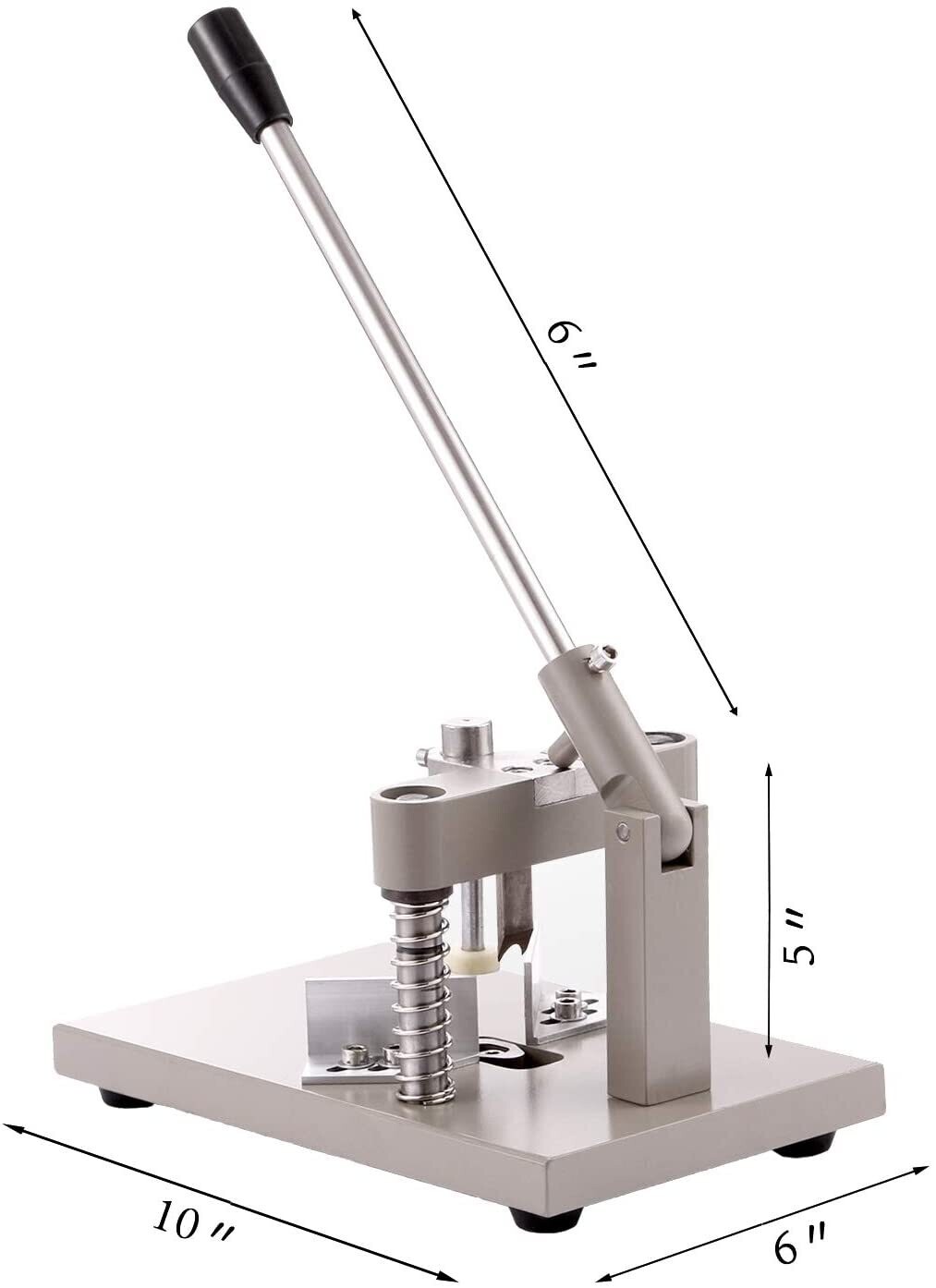 Commercial Stainless Steel Horizontal Sausage Stuffer Filler – 5L Capacity with 5 Nozzles, Ideal for Butchers, Delis, and Home