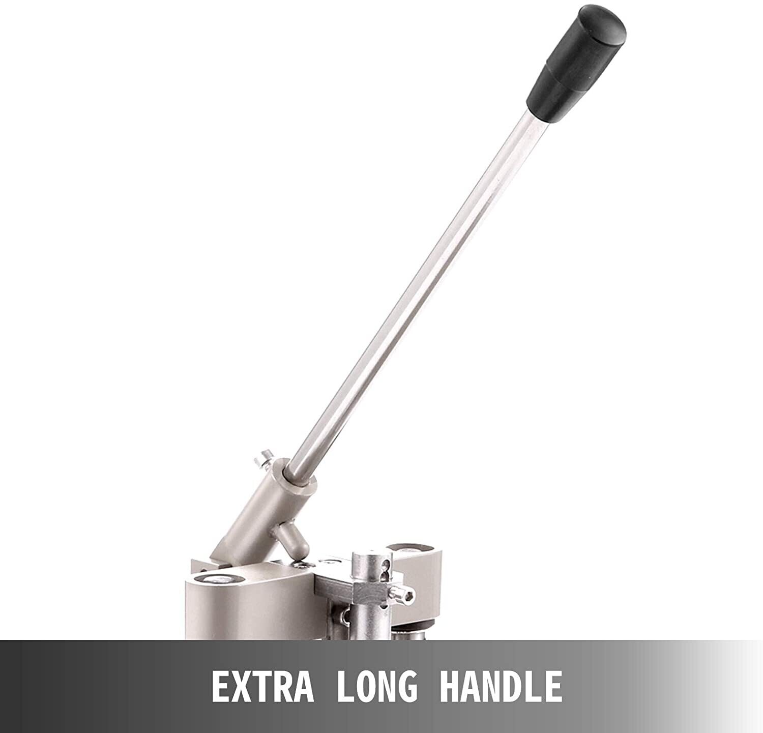 Commercial Stainless Steel Horizontal Sausage Stuffer Filler – 5L Capacity with 5 Nozzles, Ideal for Butchers, Delis, and Home