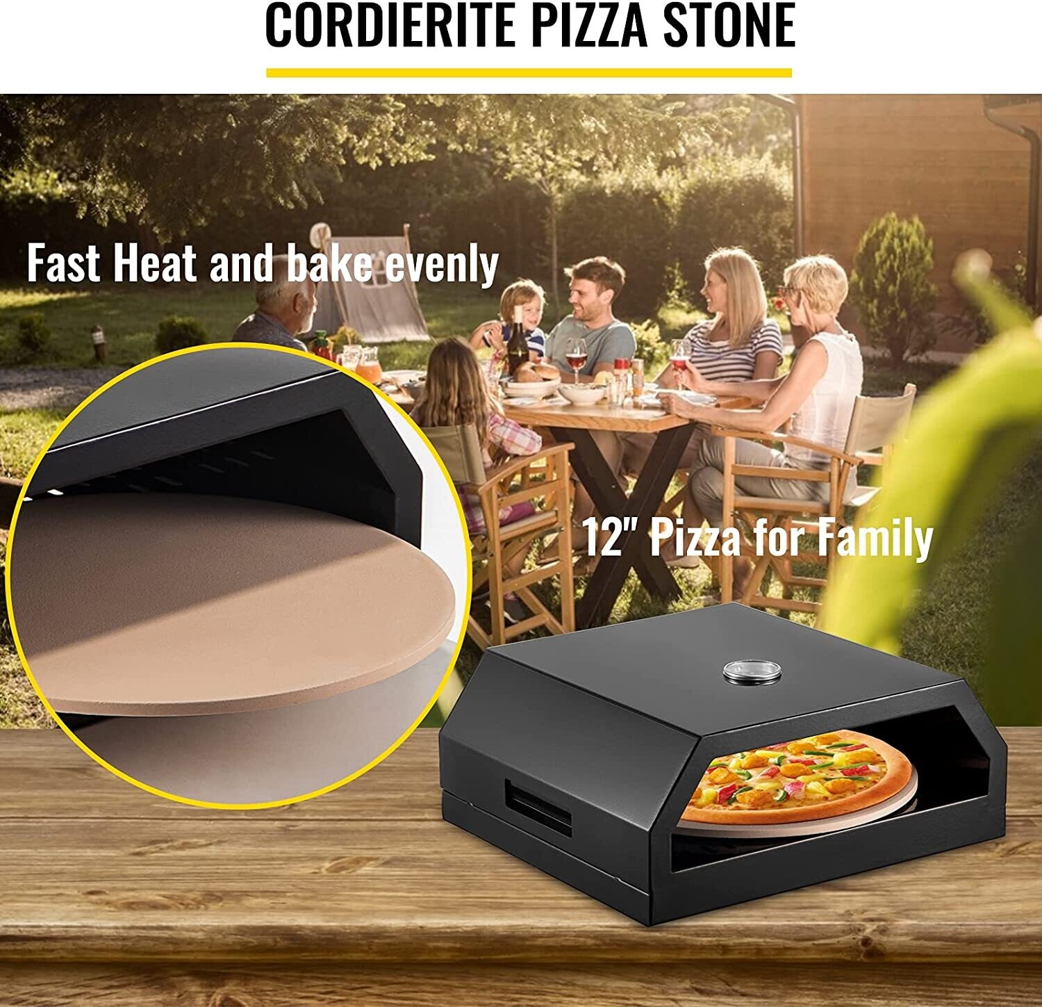 Pizza Oven Kit with Set of Professional Pizza Baking Tools