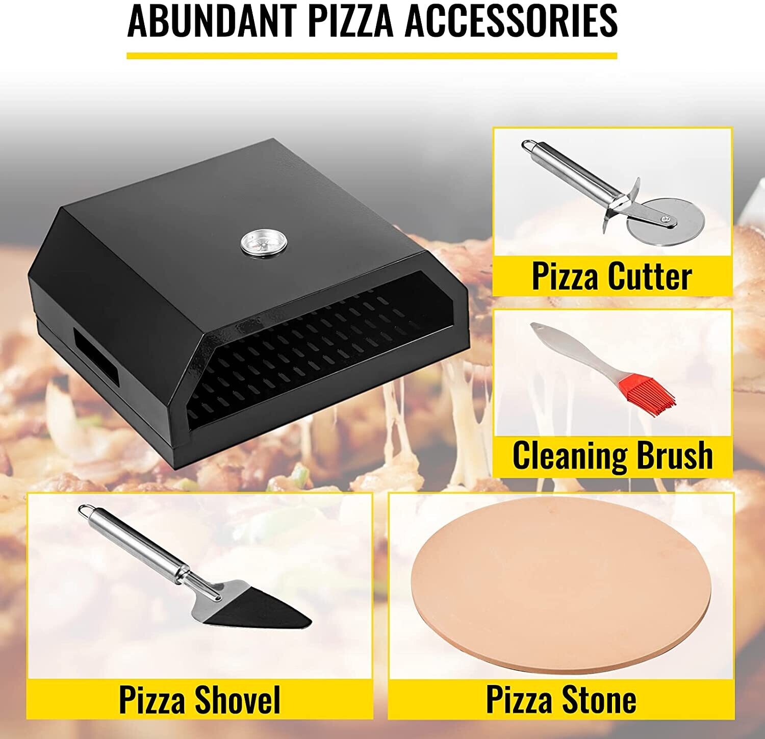 Pizza Oven Kit with Set of Professional Pizza Baking Tools