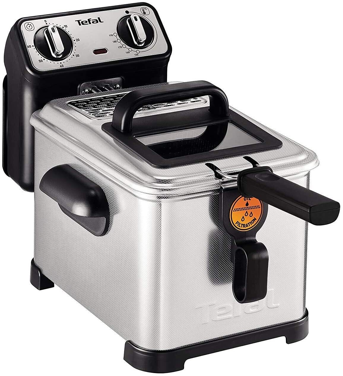 Deep Fryer Filtra Pro Inox and Design, timer, heat-insulated