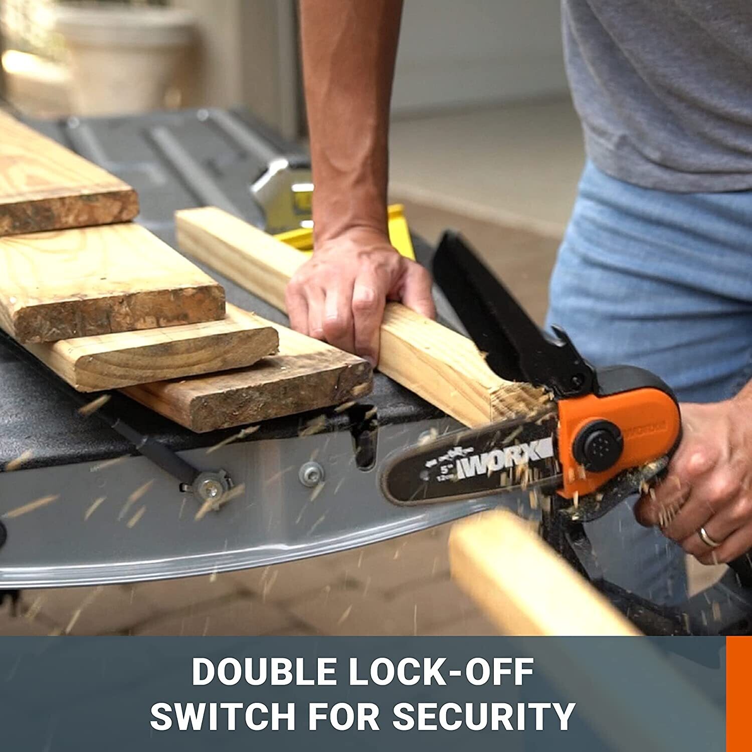 One Handed Cordless Pruning Saw 2.0Ah Battery