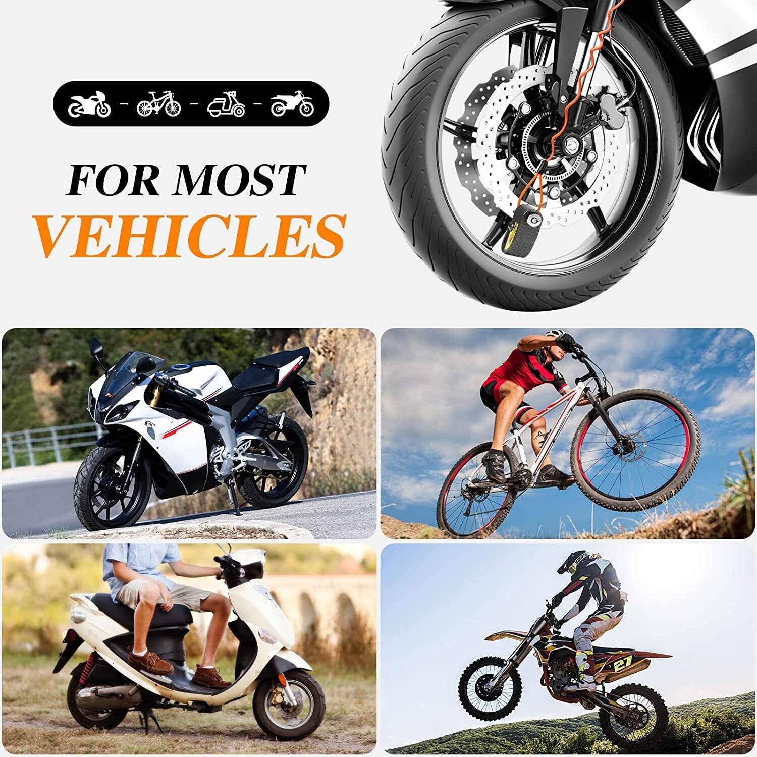 Motorcycle Brake Disc- Lock Disc