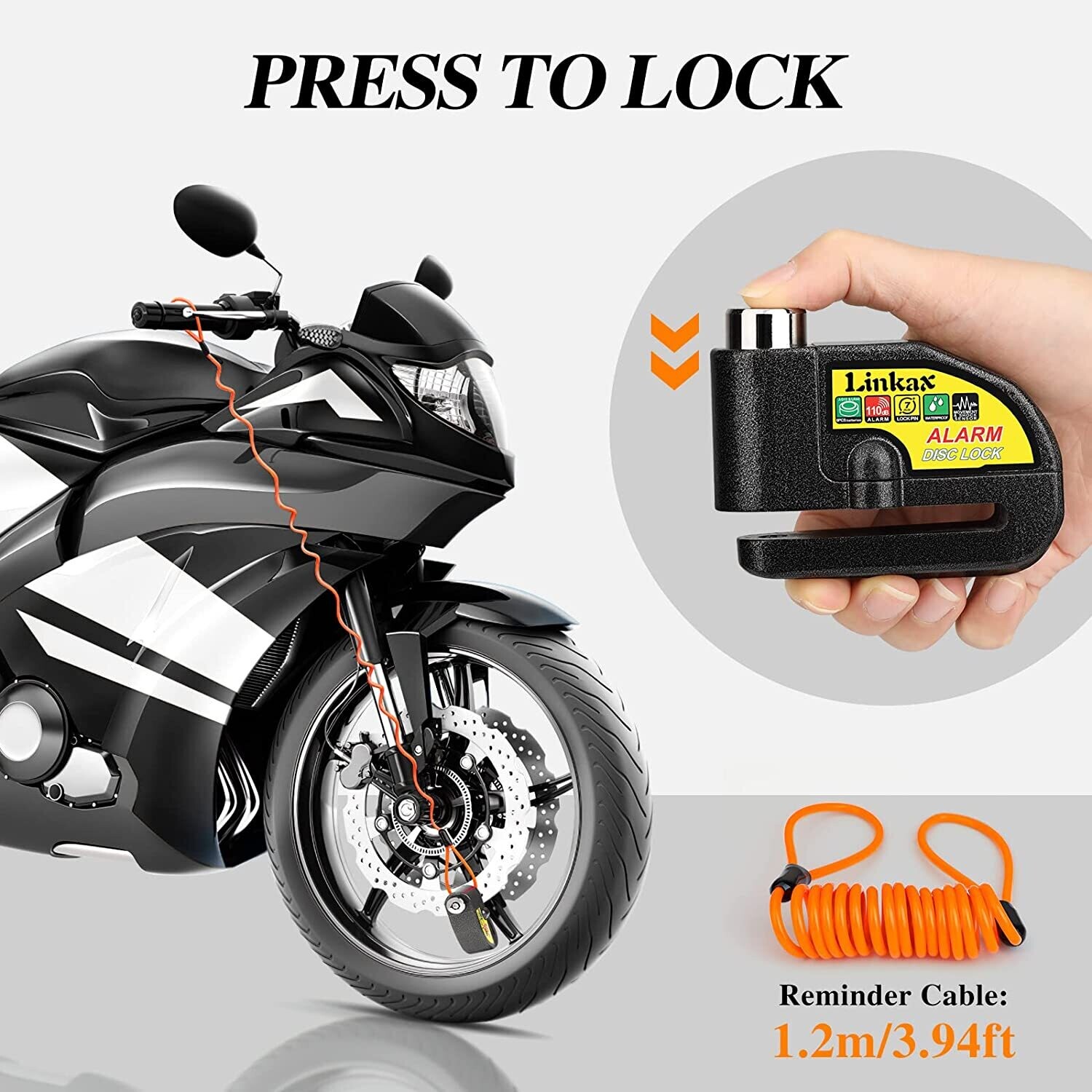 Motorcycle Brake Disc- Lock Disc