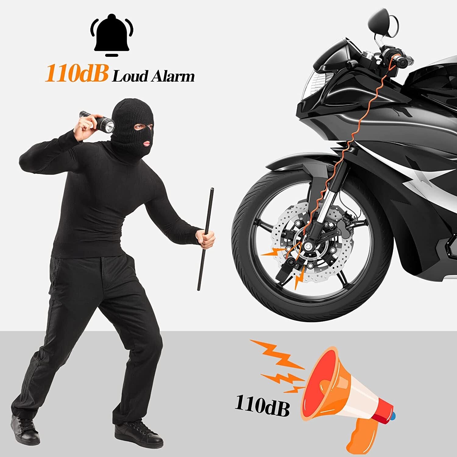 Motorcycle Brake Disc- Lock Disc