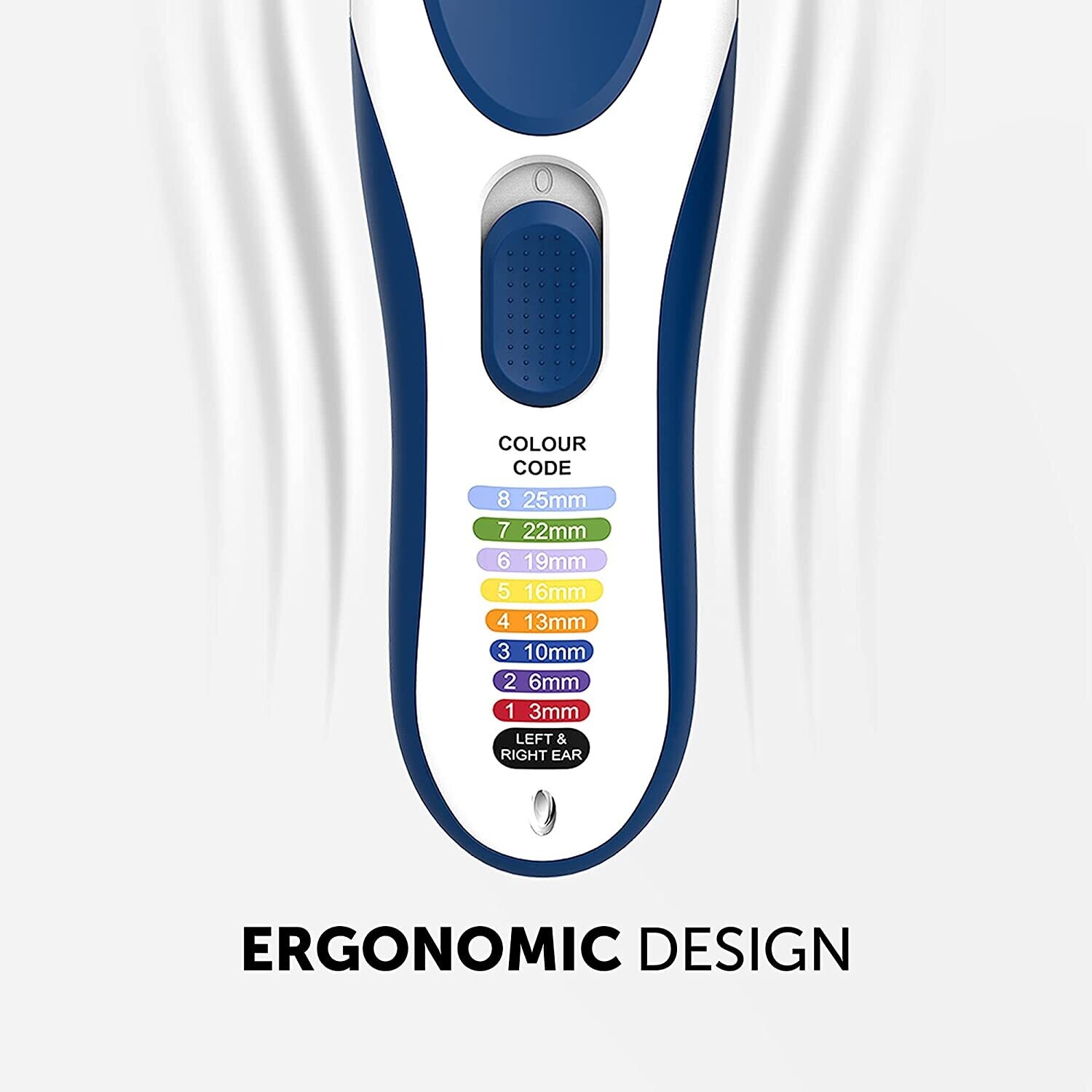 Colour Pro Cordless Clipper, Rechargeable Hair Clipper with Adjustable Guide Combs, Professional Hair Cutting Kit for Home Use