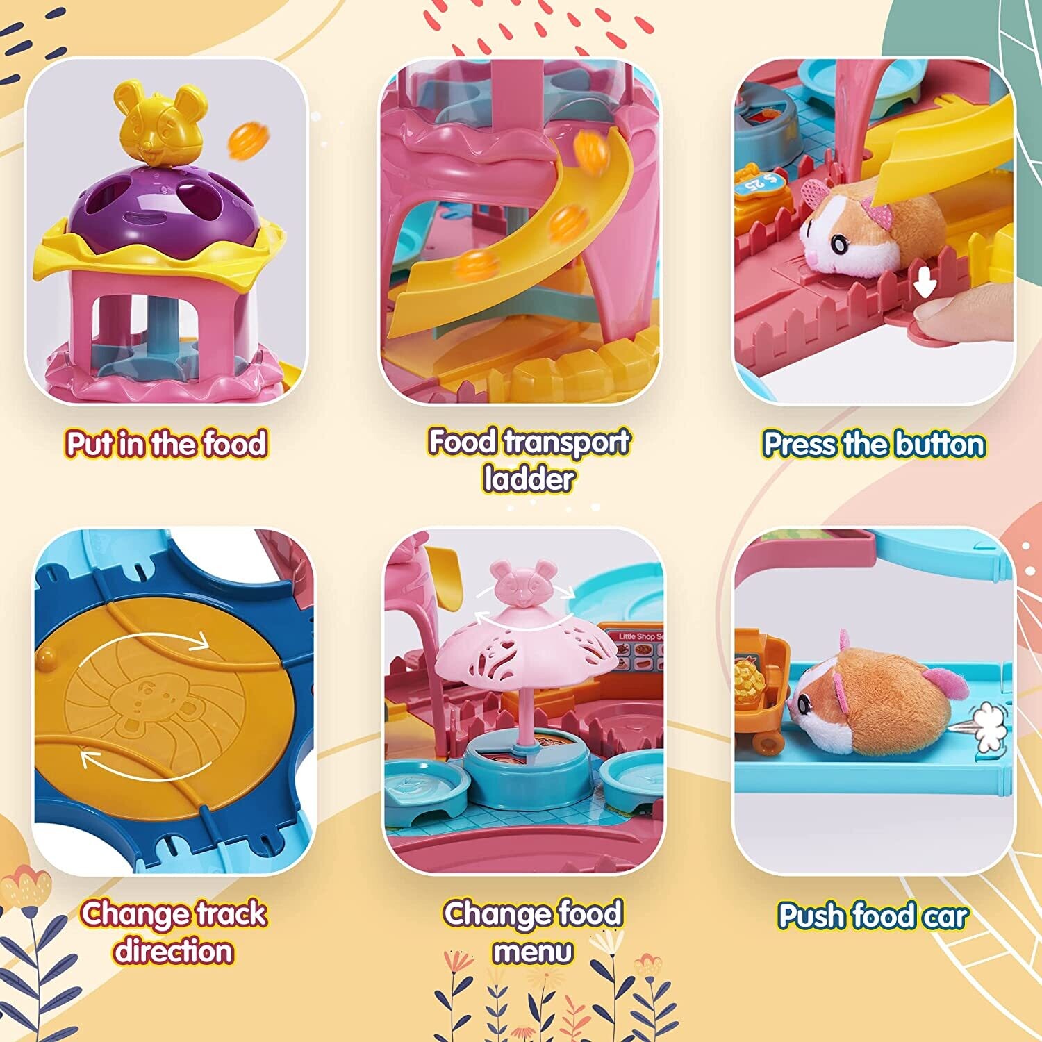 Flexible Track Toy for Hamster Fun Play Tunnel Maze for Small Pets