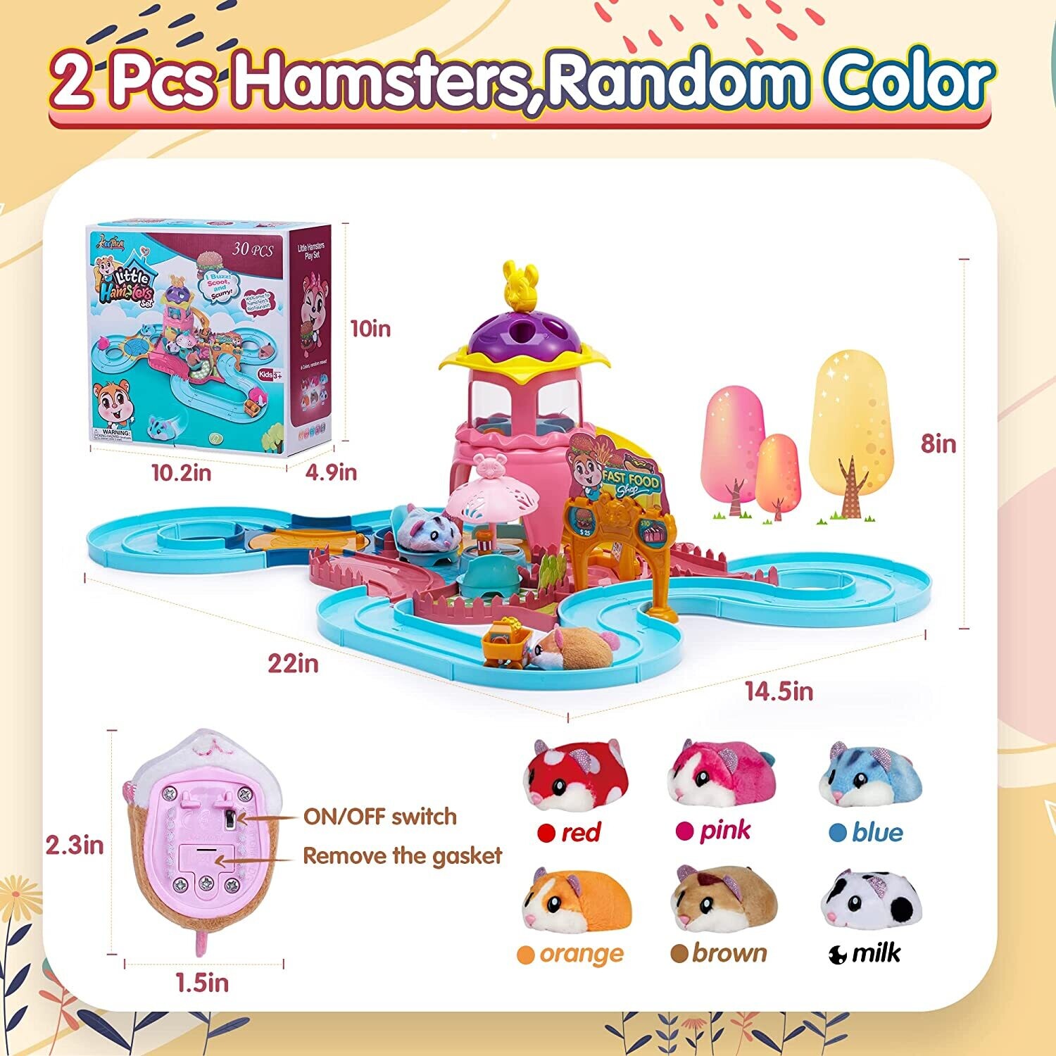 Flexible Track Toy for Hamster Fun Play Tunnel Maze for Small Pets