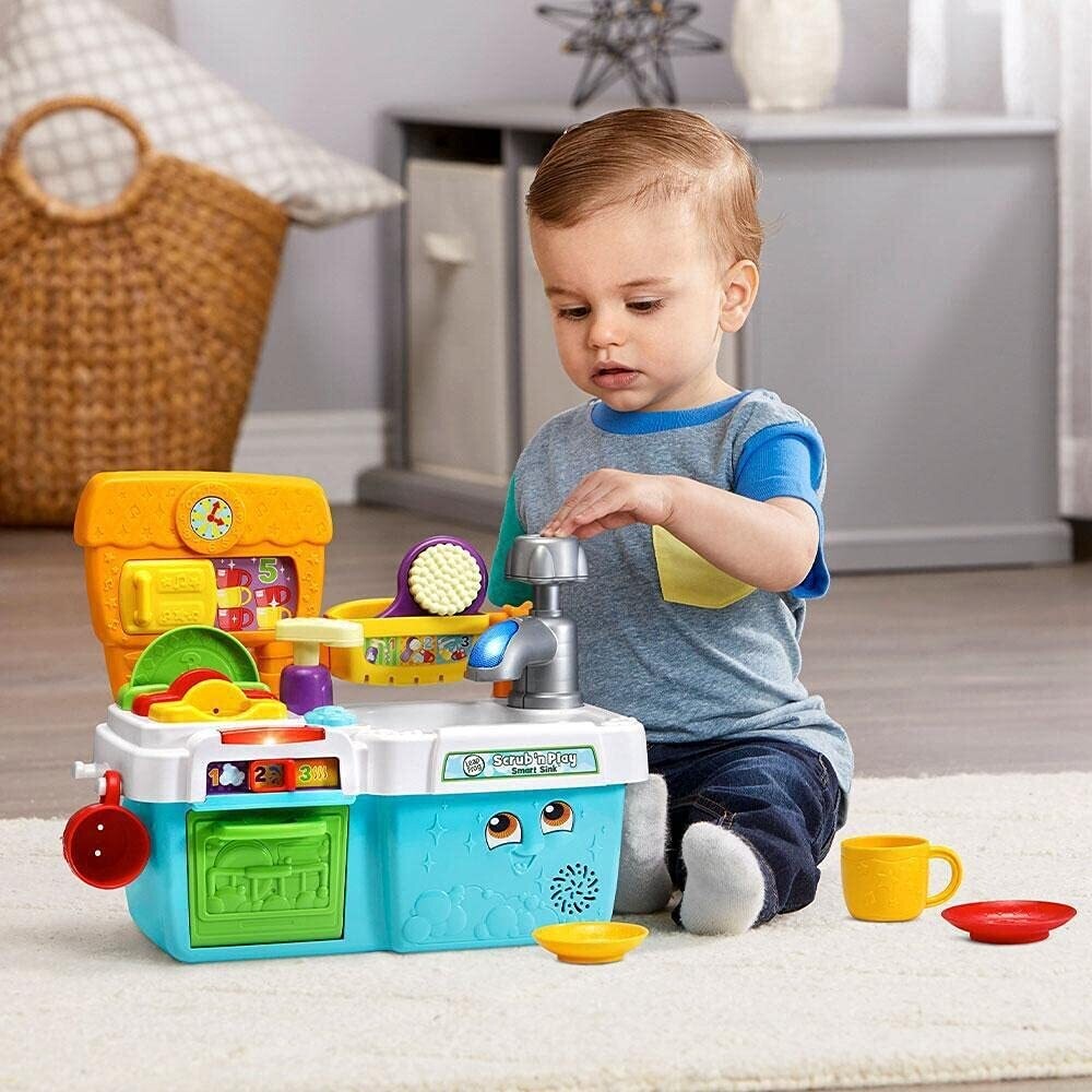 Play Kitchen Accessories for Pretend Play with Shape Sorting