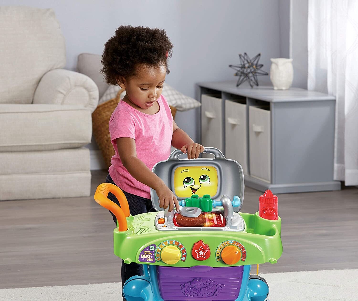 Kids Kitchen BBQ Playset with Play Food