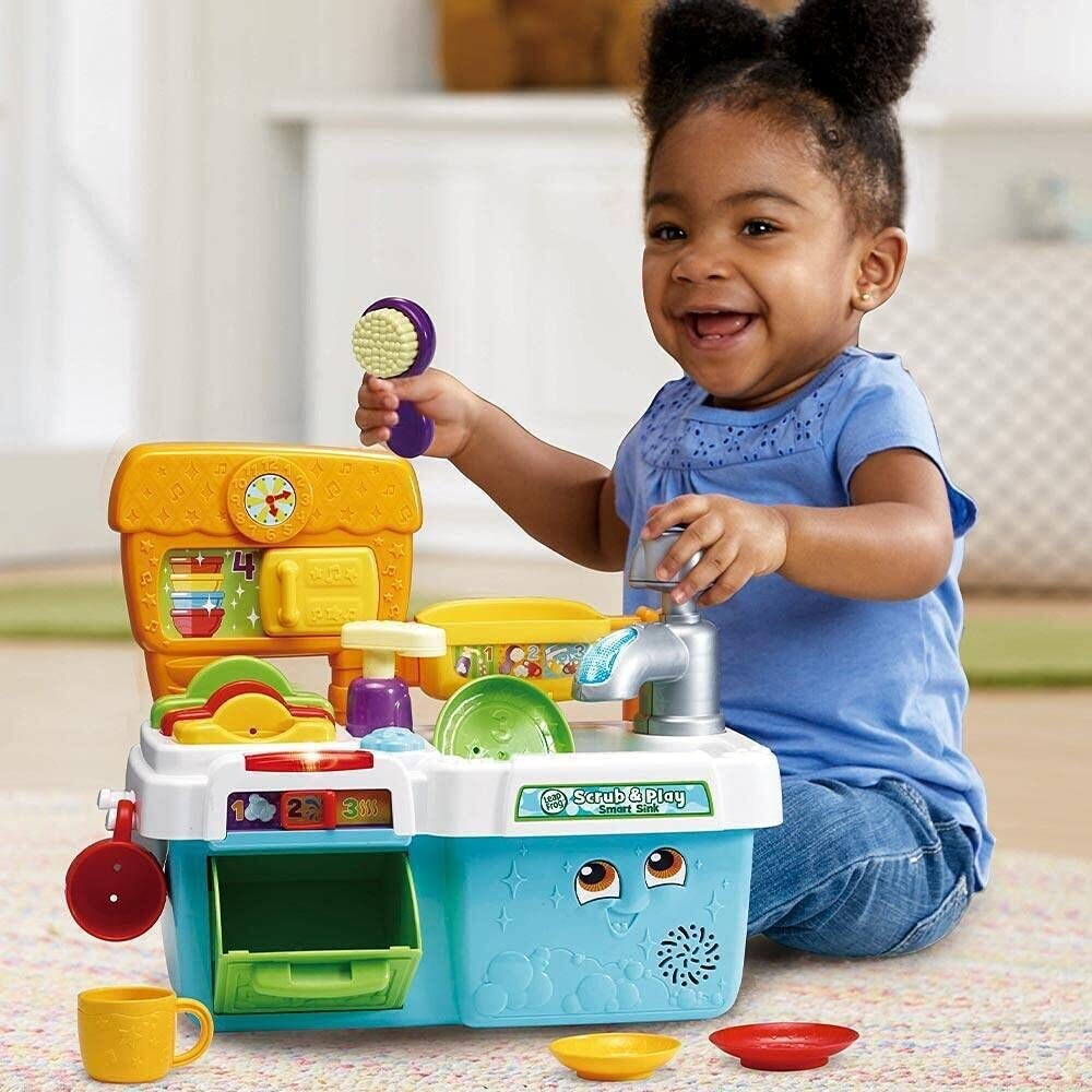 Play Kitchen Accessories for Pretend Play with Shape Sorting