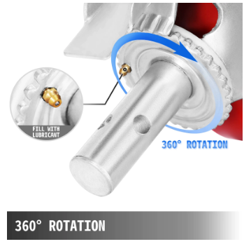 Set Of 4 Scaffolding Non Marking Polyurethane Swivel Caster Wheels