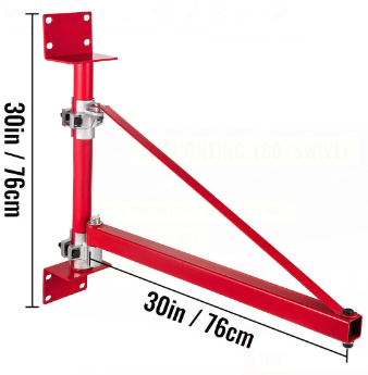 Electric Hoist Holder Swing Arm – Heavy-Duty Adjustable Swing Arm for Lifting and Positioning Hoists in Industrial Applications