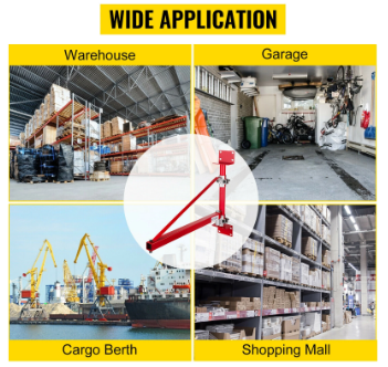 Electric Hoist Holder Swing Arm – Heavy-Duty Adjustable Swing Arm for Lifting and Positioning Hoists in Industrial Applications