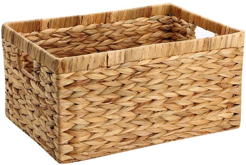 Natural Woven Closet Organiser Basket Bin
