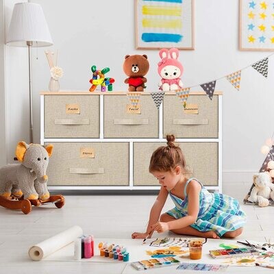Fabric Storage Drawers – Easy-to-Install Organizer for Clothes, Toys, and Accessories