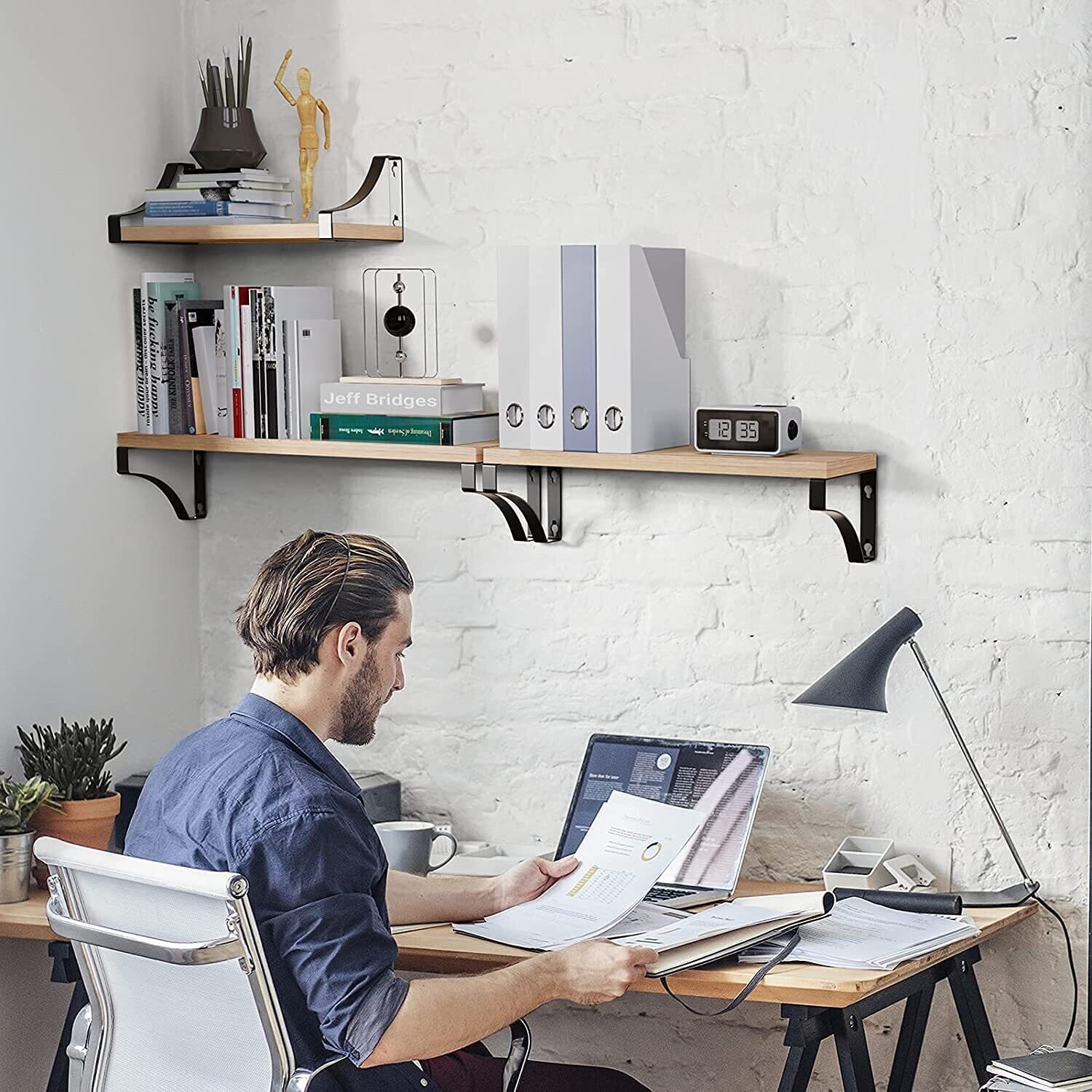 Rustic Shelves Set of 3, 18kg Weight Capability