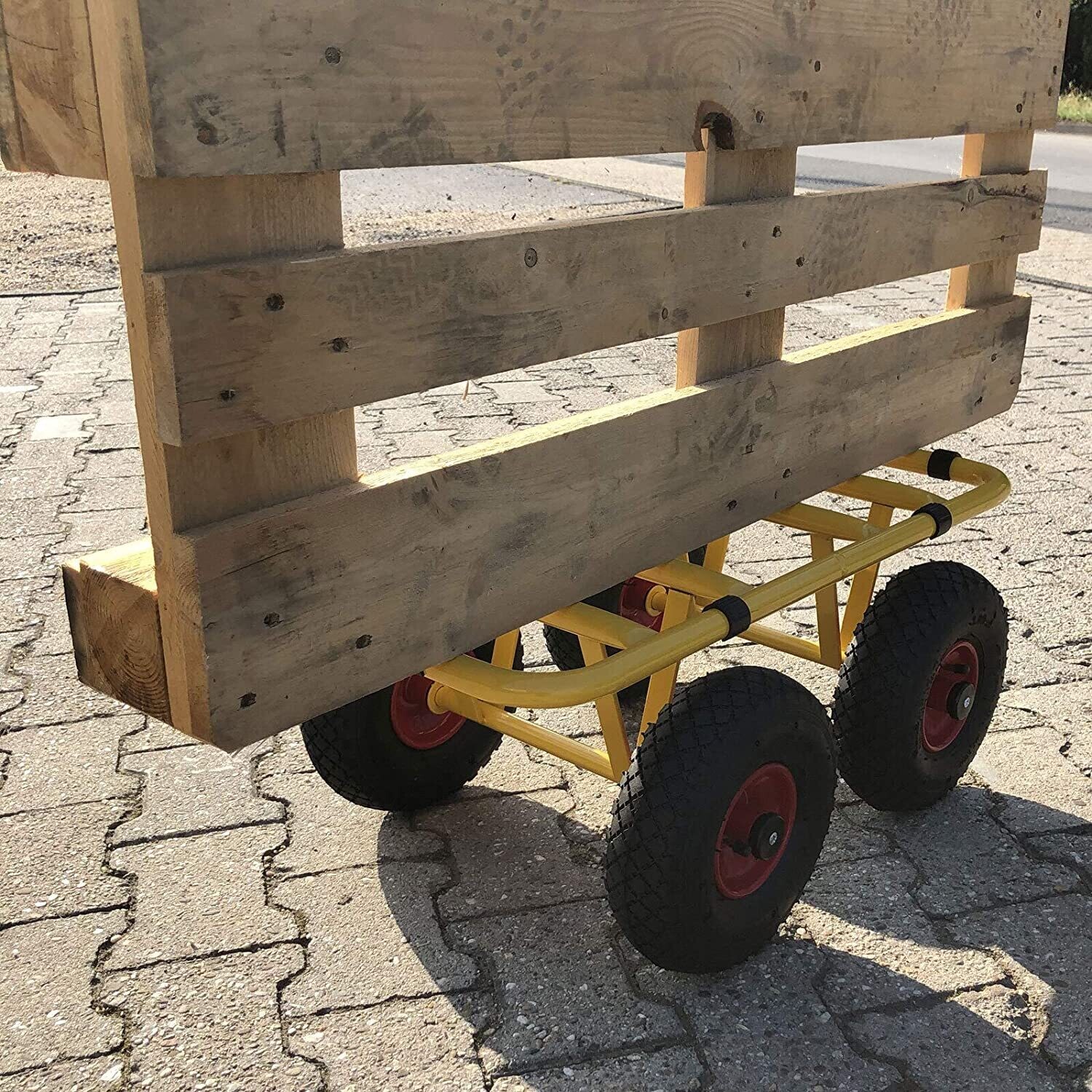 Dolly 4-Wheel Transport Trolley – Heavy-Duty 300kg Capacity Cart for Easy Moving and Loading