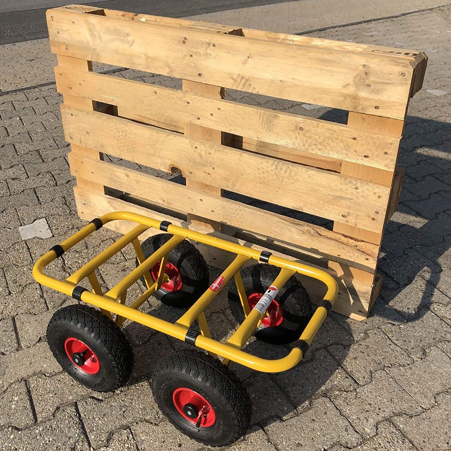 Dolly 4-Wheel Transport Trolley – Heavy-Duty 300kg Capacity Cart for Easy Moving and Loading
